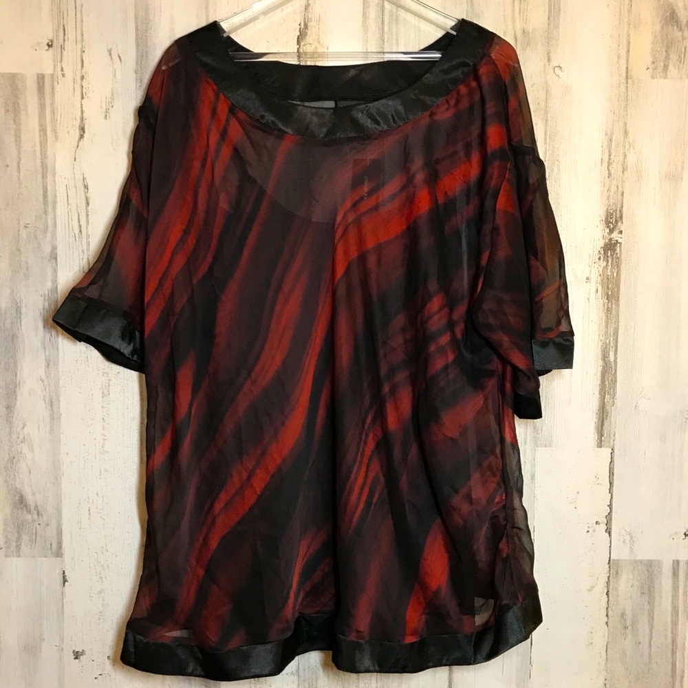 Lane Bryant Tye Dye Tunic 26/28 NWT Shirt